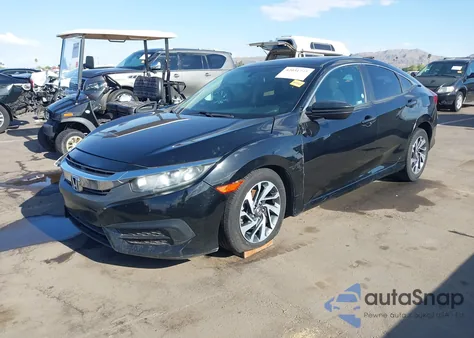 2018 Honda Civic Ex z USA, uszkodzony, nr VIN 19XFC2F74JE021802